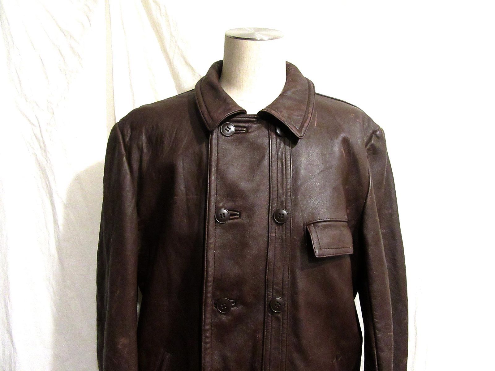 コルビジェジャケット EGF サイズ52 1968年製 1/2〜new arrivals 1960's French corbusier leather jacket / EGF