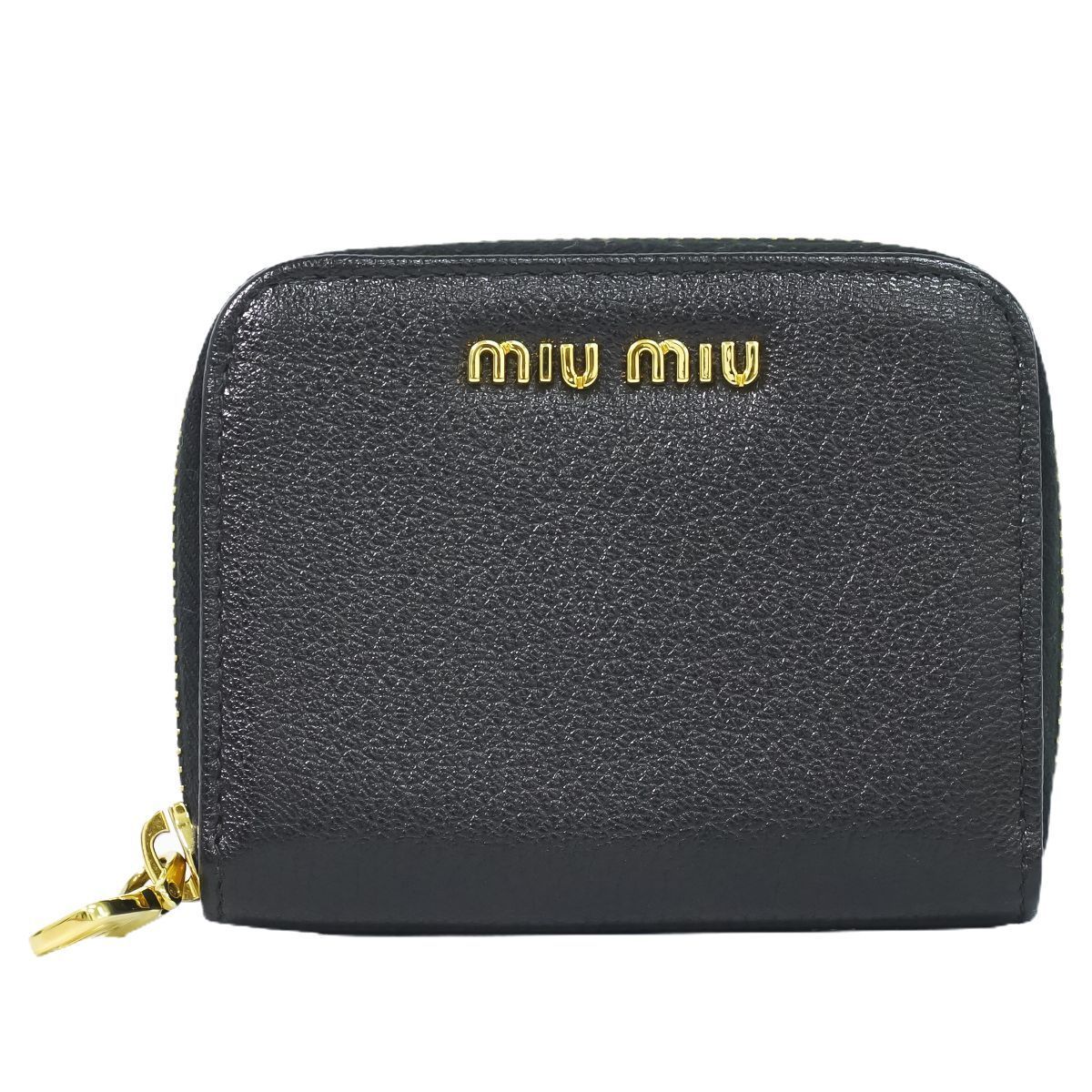 miumiu レザーコインケース カードケース 小銭入れ マドラス ネコ