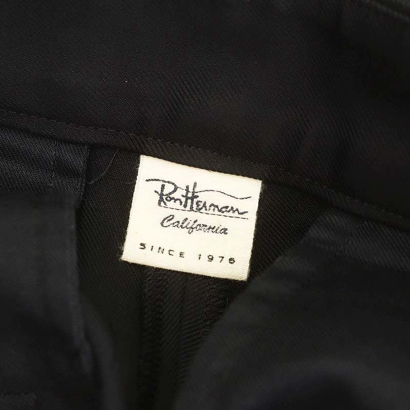ロンハーマン Ron Herman ウール センタープレス ラックワイドパンツ S 