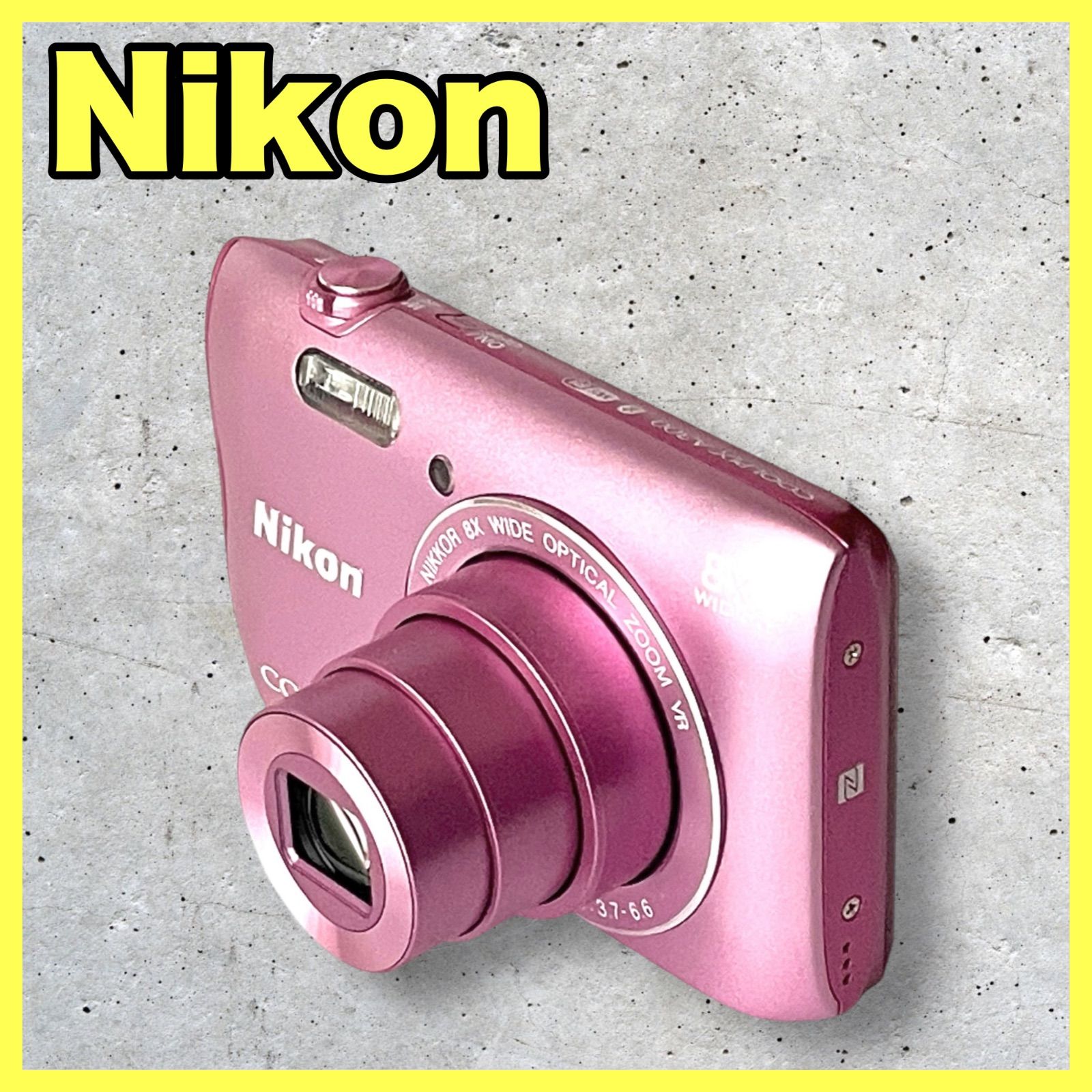 美品 NIKON ニコン COOLPIX A300 ピンク クールピクス
