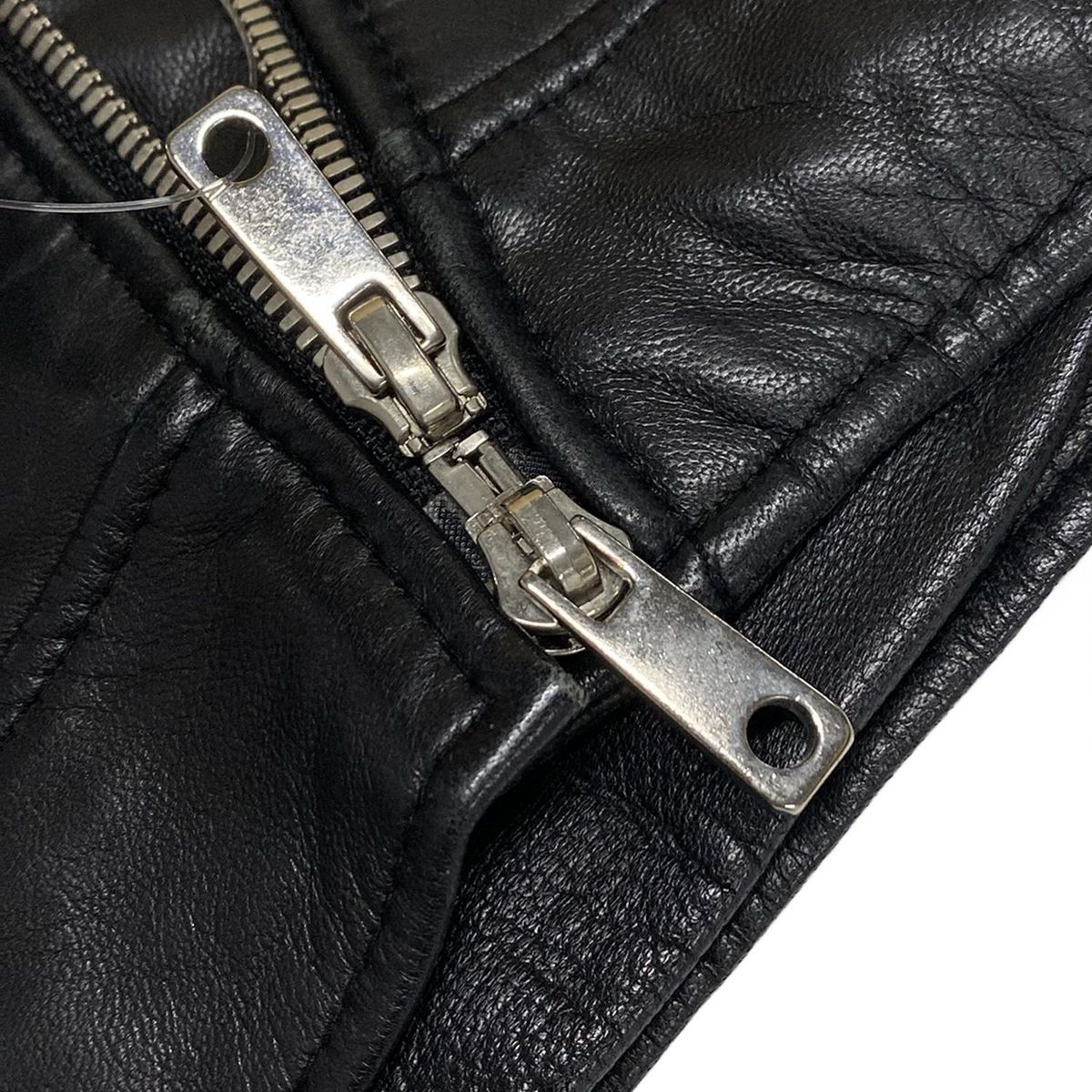 美品　ユナイテッドトウキョウ　ライダース　レザー　ジャケット　革ジャン　黒　2 UNITED TOKYO（ユナイテッドトウキョウ）の「ラムレザーダブル