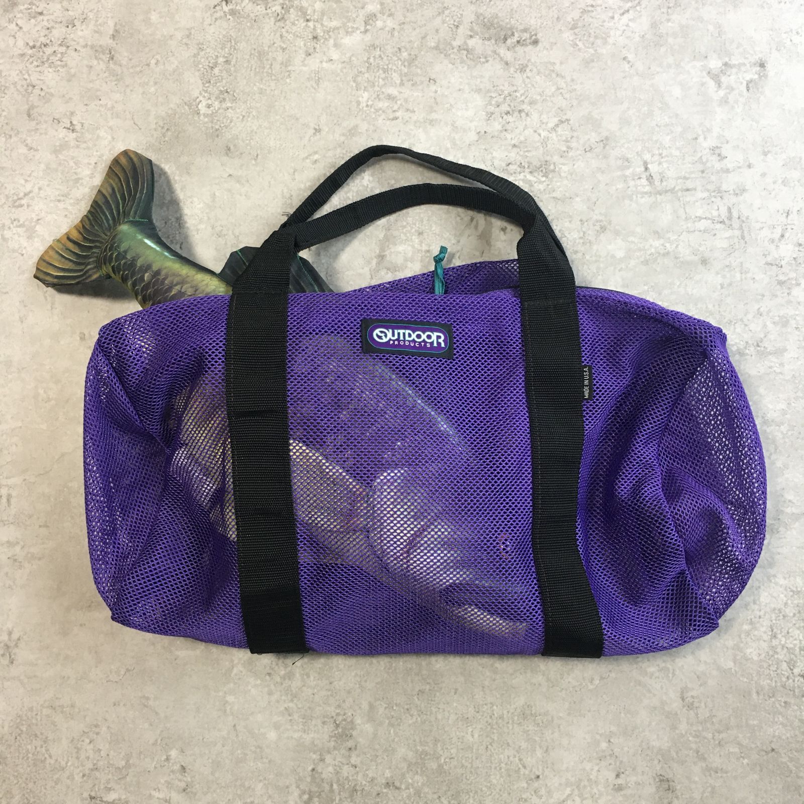 90～00s USA製 OUTDOOR PRODUCTS Mesh Drum Bag アウトドアプロダクツ メッシュ ドラムバッグ - メルカリ