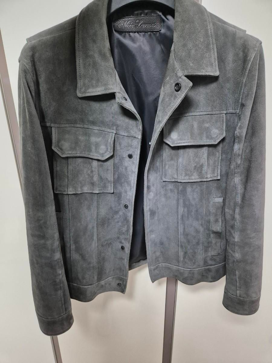 【雷市場（ポンジャン）商品韓国直送】ノワール・ラ・メス スエード トラッカージャケット Gジャン 46 サイズ