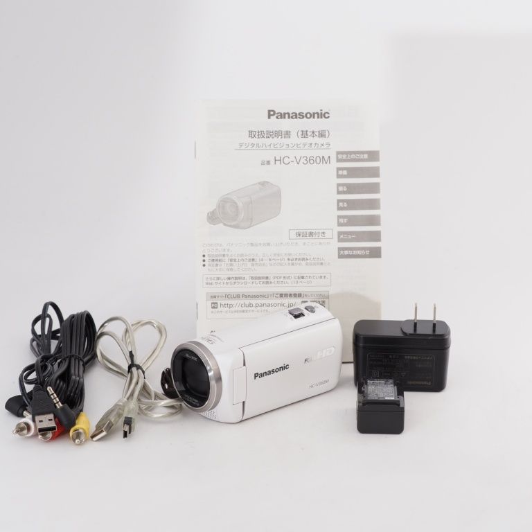 Panasonic 人気 パナソニック HDビデオカメラ V360M 16GB 高倍率90倍