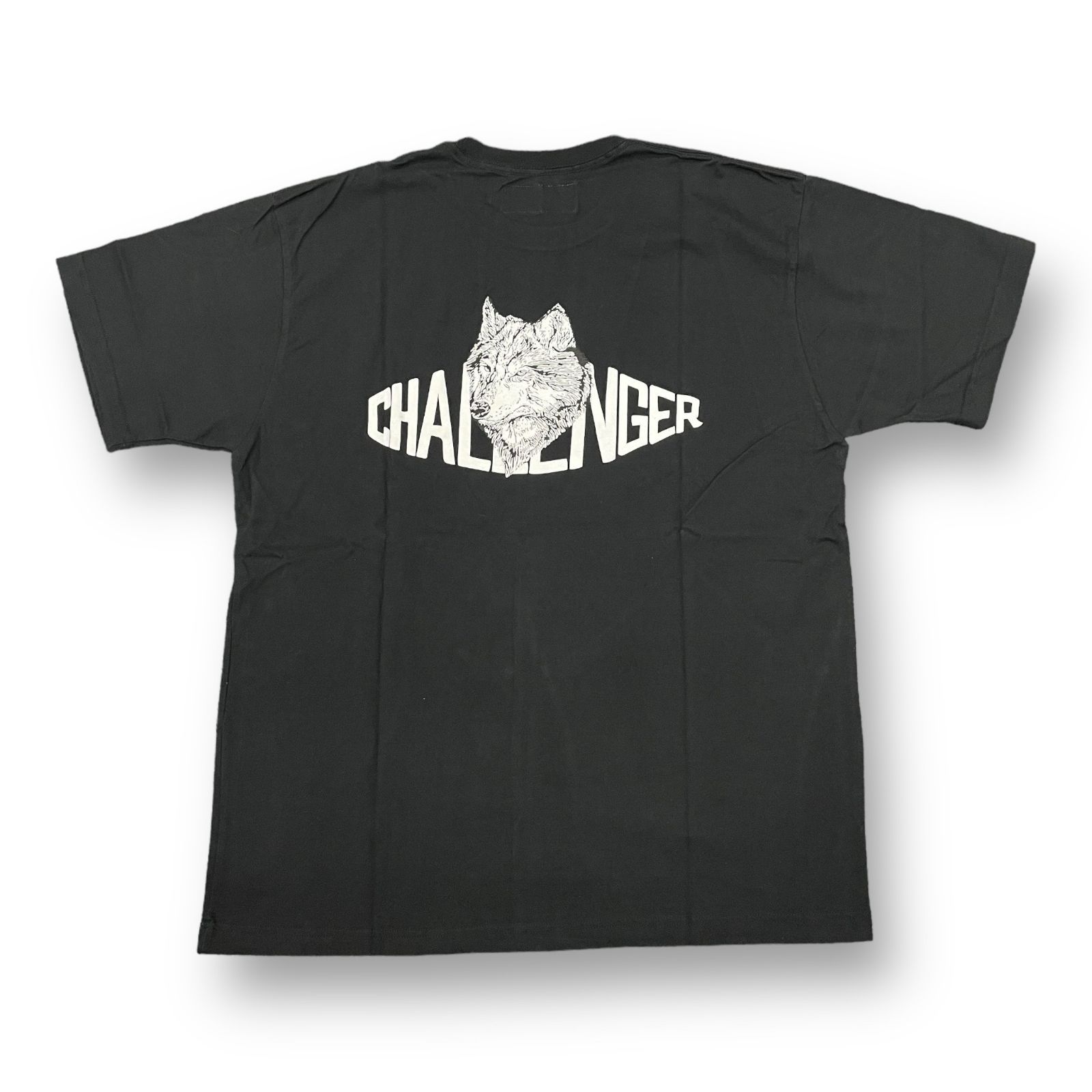 CHALLENGER 2022AW WOLF LOGO TEE ブラック XXLTシャツ/カットソー