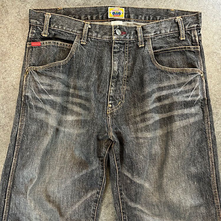 Y2K 90-00s Vintage STAYUPLATE DENIM archive ブラックデニム デニム 