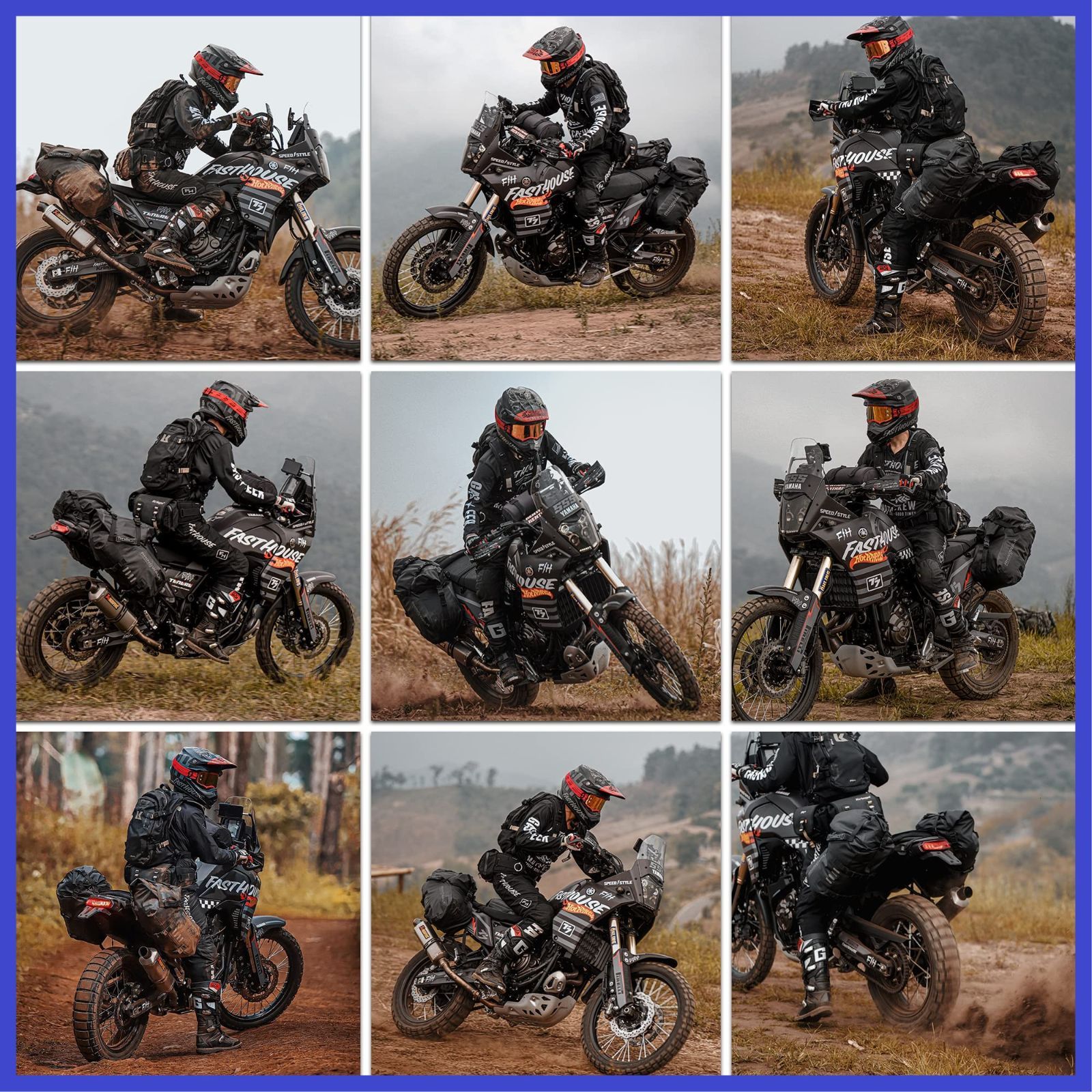 Rhinowalk バイク用サイドバッグ 防水 ツーリングバッグ キャンプ ロングツーリング オフロード 完全防水防塵防砂サイドバッグ 18L 9L 2 取り付け簡単 汎用 サドルバッグ ブラック WWW_SKLAD-KIRPICHA_RU