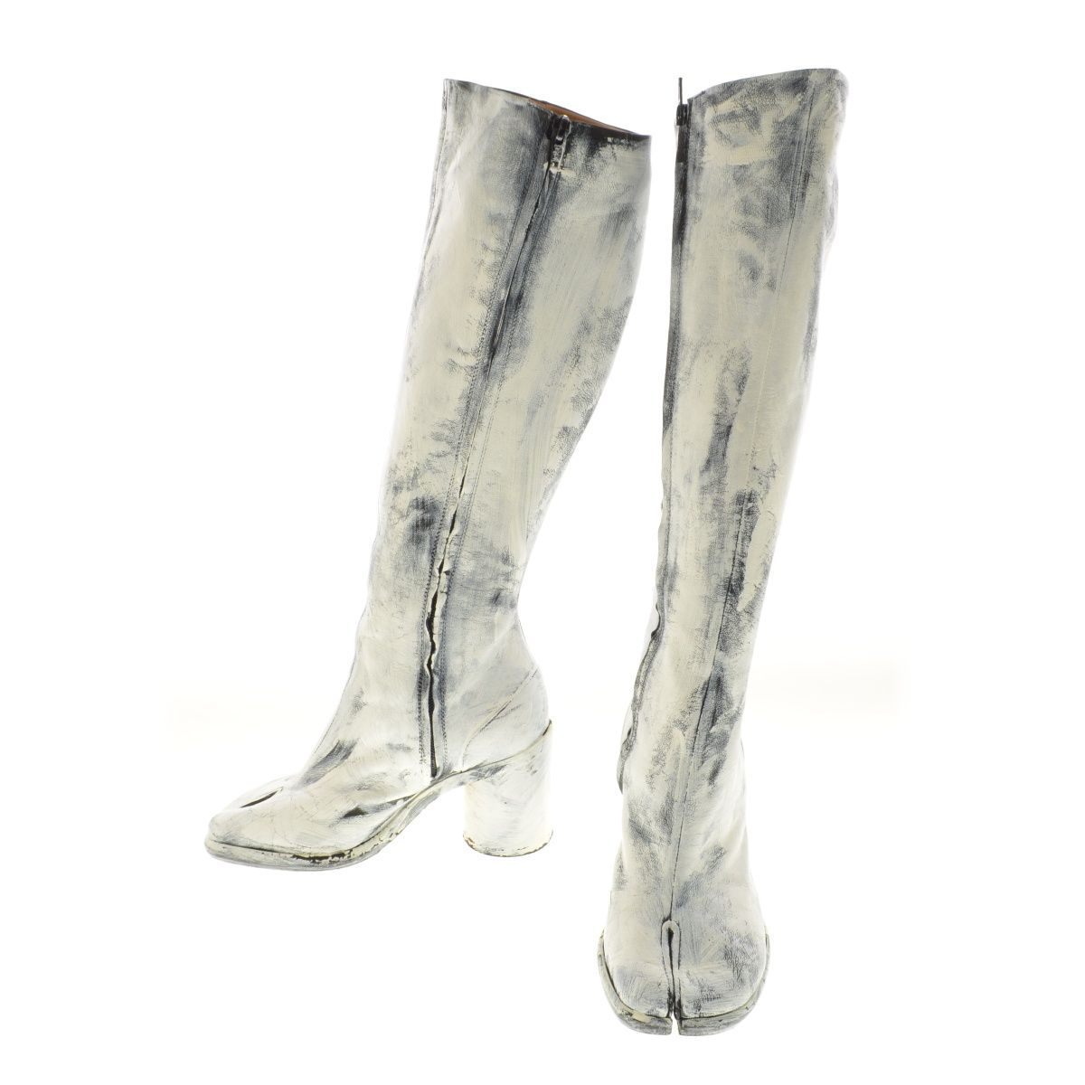 MaisonMargiela22】Tabi 足袋 タビ ビアンケット ニーハイブーツ 