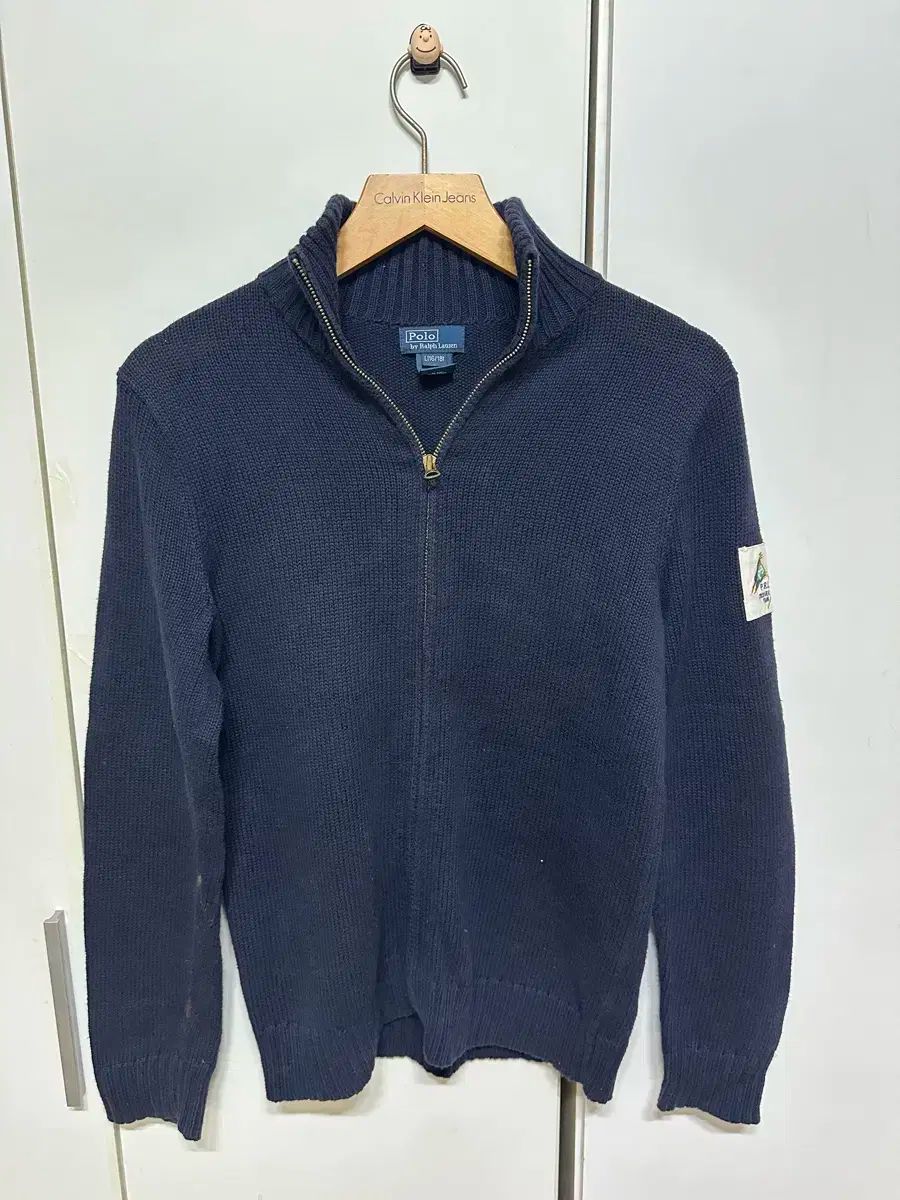 ポロ ラルフローレン ニット ジップアップ L 16|18