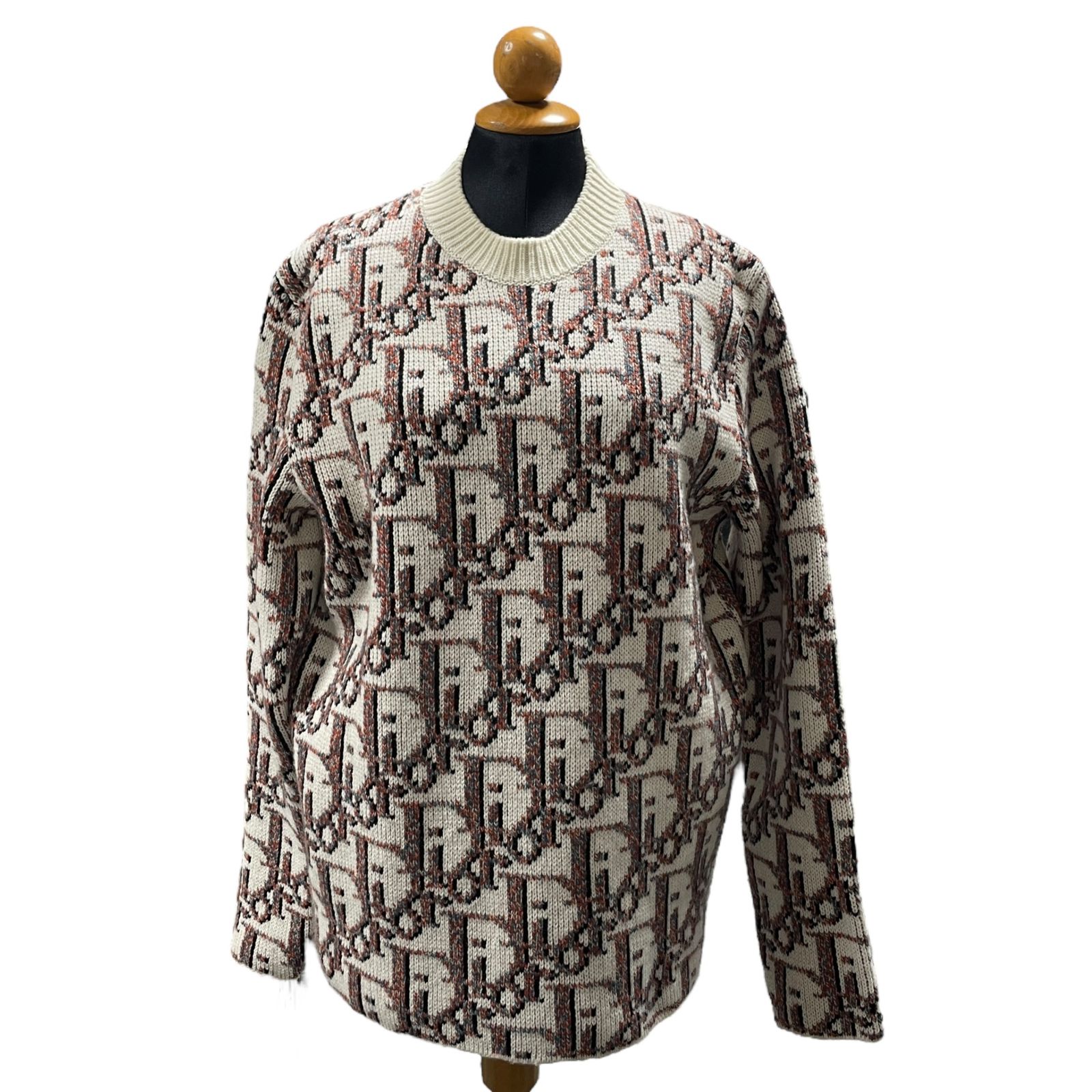 ◇中古品◇ DIOR ディオール オブリーク 20AW ウール×カシミヤ ニット 