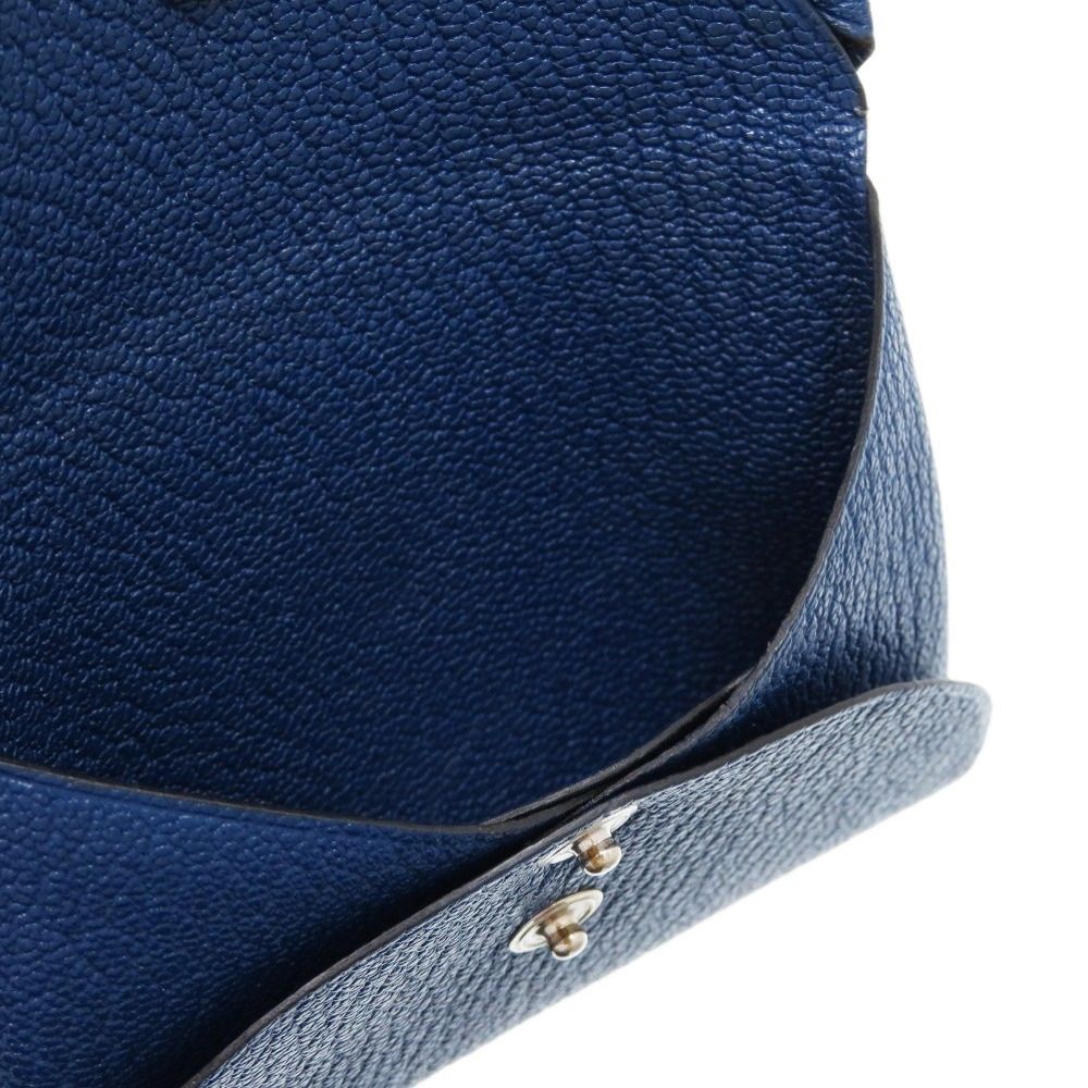 ご*ん様 【新品未使用】HERMES カルヴィデュオ ディープブルー系　B刻印 財布 その他 エルメス カルヴィデュオ B刻印/シェーブル