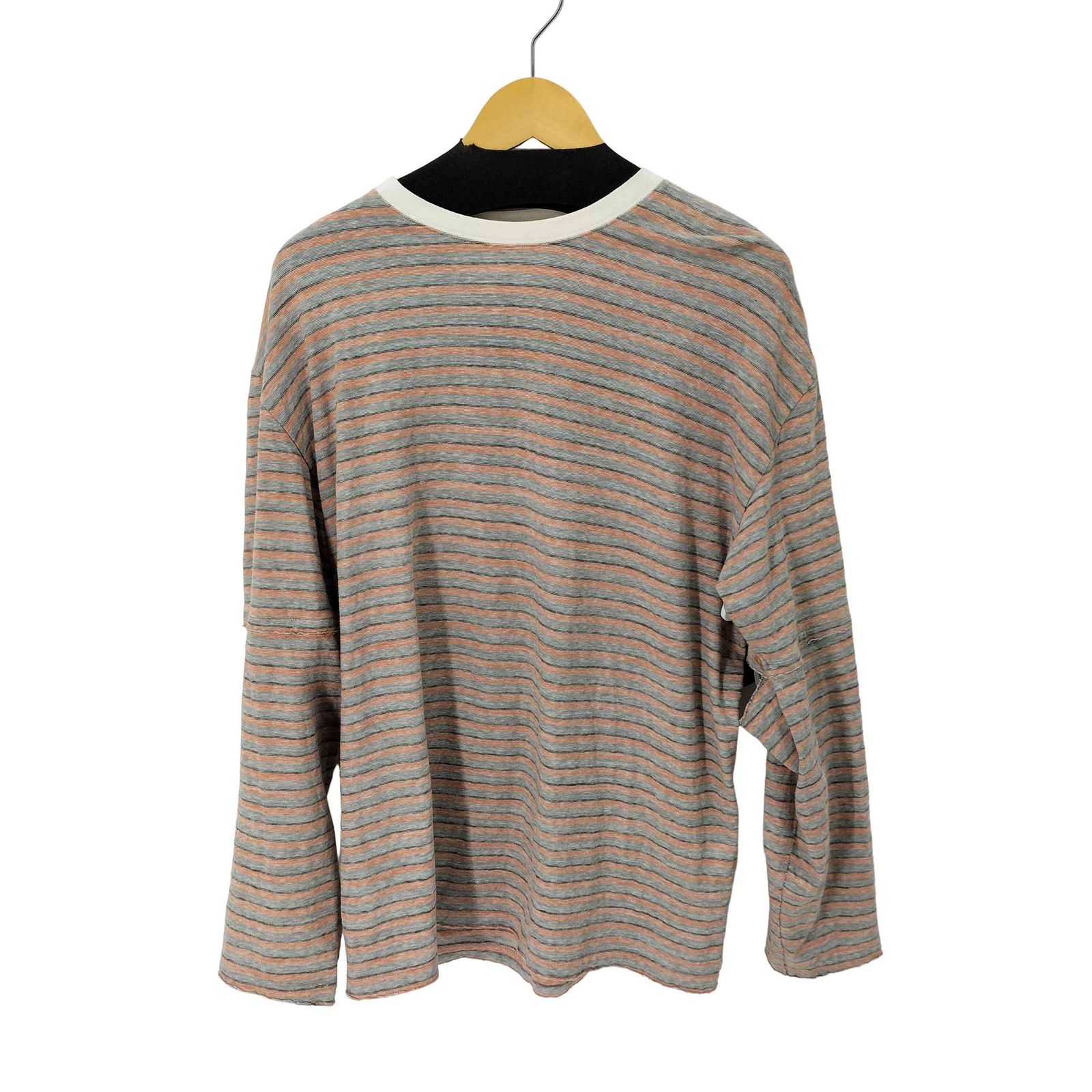 ファッチーズ FACCIES L/S コットンクルーネックボーダーTシャツ メンズ JPN：2 