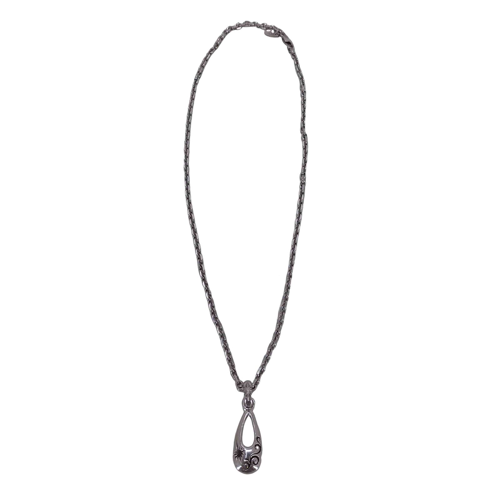 サード SAAD SUS 318L ティアドロップトップ ネックレス メンズ 表記無