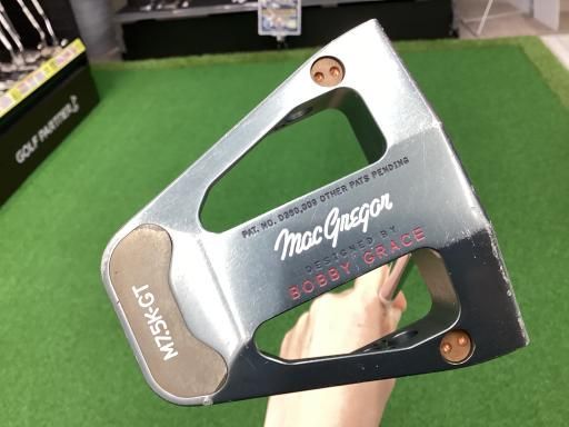 マグレガー BOBBY GRACE V-FOIL M7.5K GT センターシャフト パター PT スチール フレックスその他 メンズ 男性用 右利き 右用 Cランク ゴルフクラブ