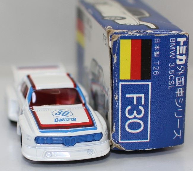 USED トミカ 青箱 F30 BMW 3.5CSL 1/60 日本製 240001028696