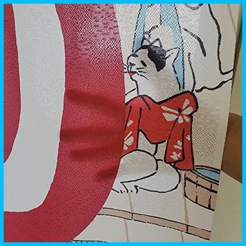 新着商品 のれん 間仕切り 目隠し 温泉 女 ゆ 見えにくい ロング カーテン かわいい おしゃれ JUKE19 デザイン 簡単 暖簾 女湯 湯 1枚 歌川国芳 幅85cmX丈150㎝ NEXPOTALLINN_EU