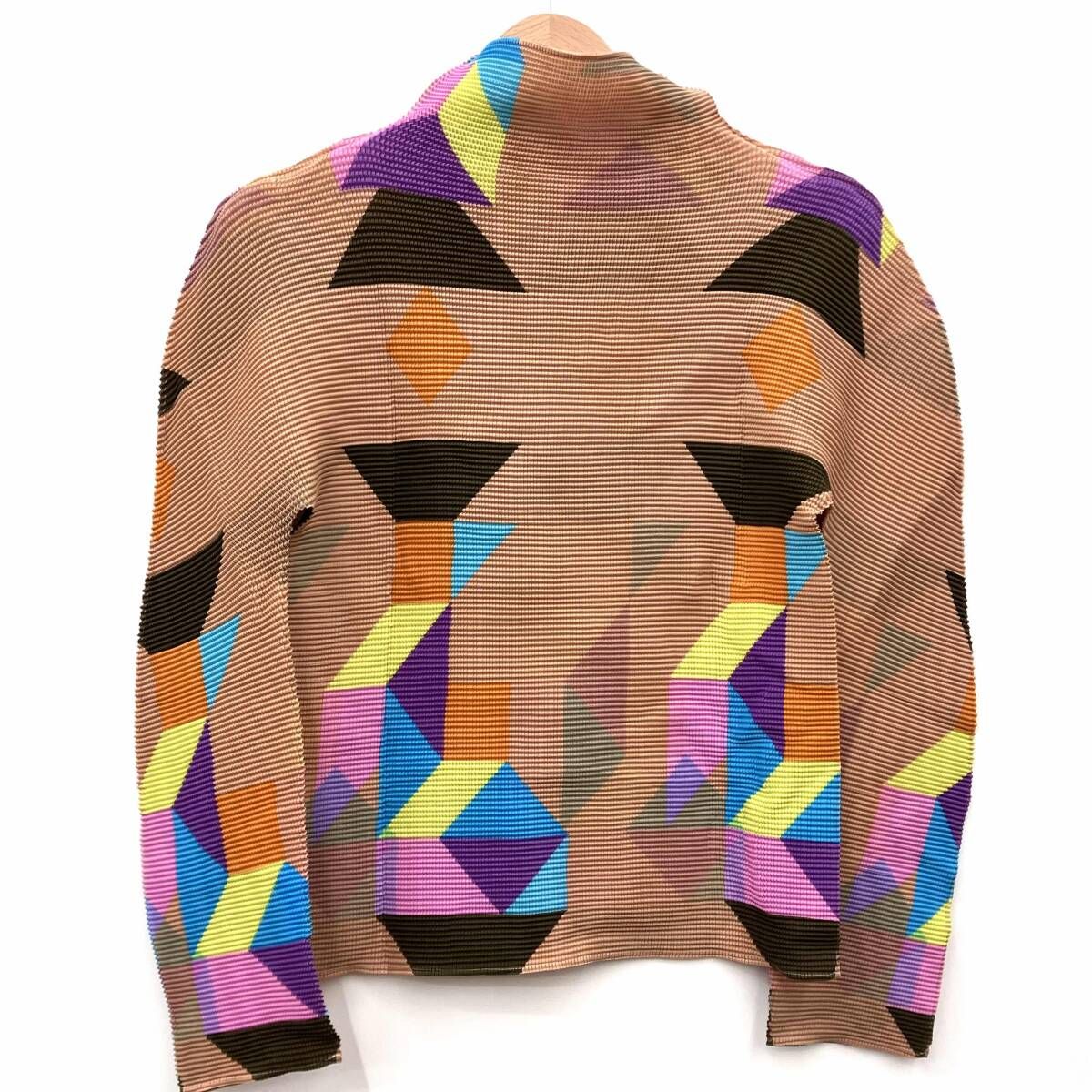 me ISSEY MIYAKE ミーイッセイミヤケ MI41FJ531 24SS PUZZLE ハイネックプリーツ 長袖カットソー