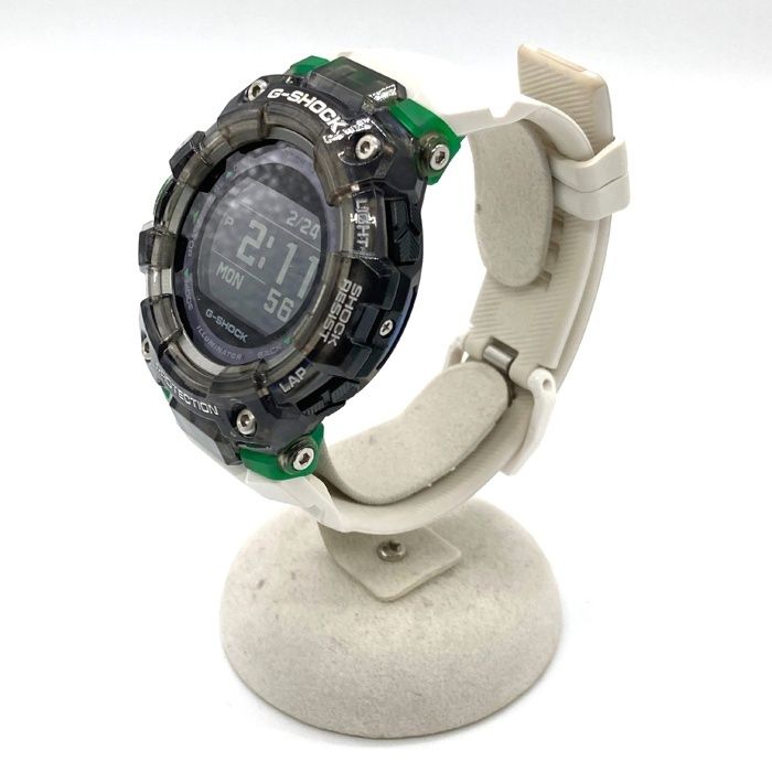 CASIO カシオ GBD-100SM G-SHOCK  G-SQUAD デジタル 腕時計 スケルトンブラックxホワイト