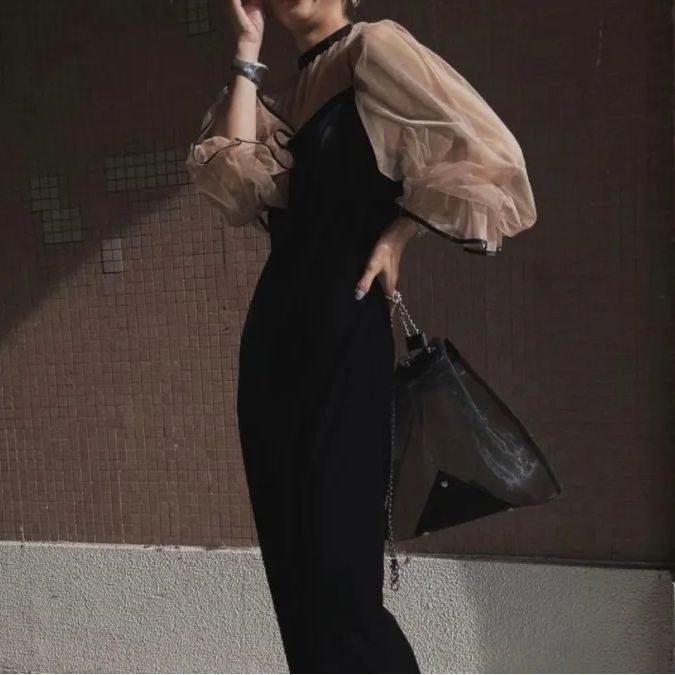 タグ付き AMERI MANY WAY DRESS Ameri VINTAGE MANY WAY AIRY VEIL DRESS