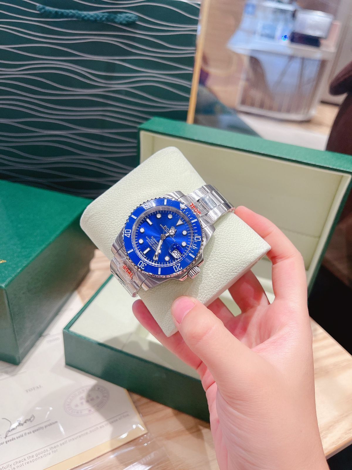 ROLEX ウォーターゴースト腕時計