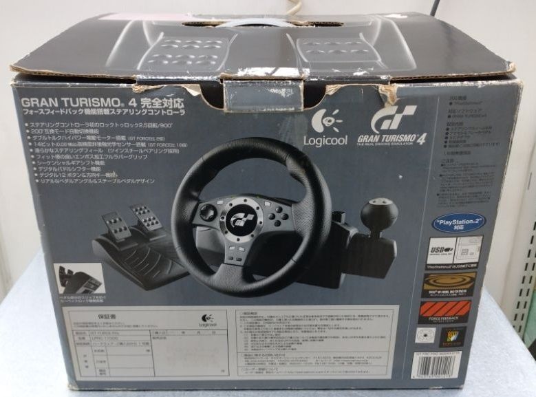 中古品 Logicool ステアリングコントローラー GTForcePro LPRC-11000囗 