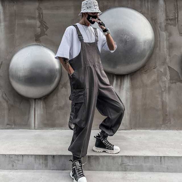 オーバーオール メンズ サロペット 作業服 カジュアル ワークマン