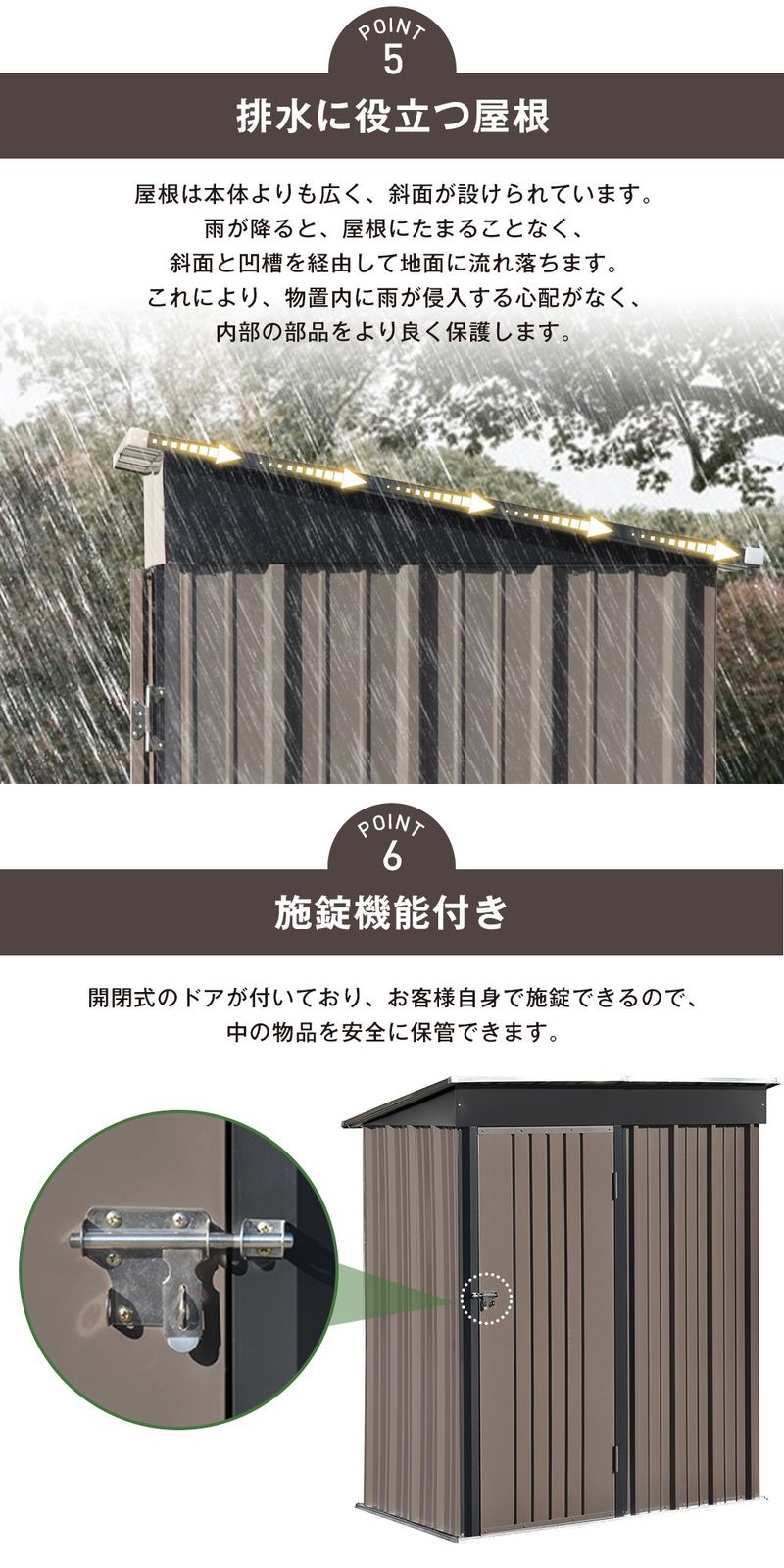 可動棚なし 物置屋外スチール倉庫戸外収納庫幅162*奥行き92*高181