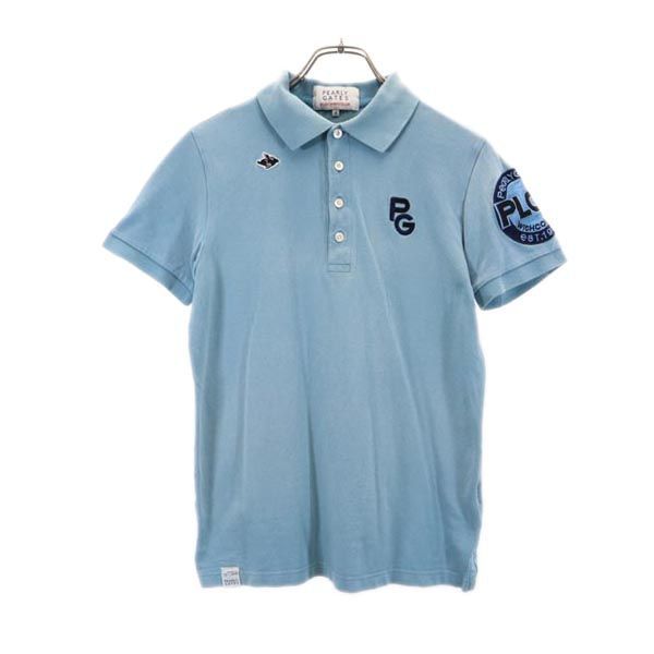 パーリーゲイツ 半袖 ポロシャツ ゴルフウェア 4 ブルー系 PEARLY 
