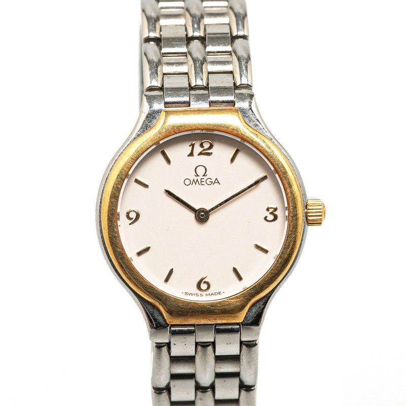 オメガ デビル シンボル シルバー ゴールド ステンレススチール