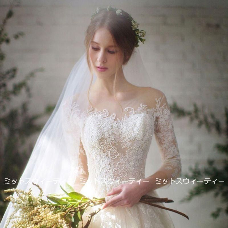 結婚式 ロングドレス
