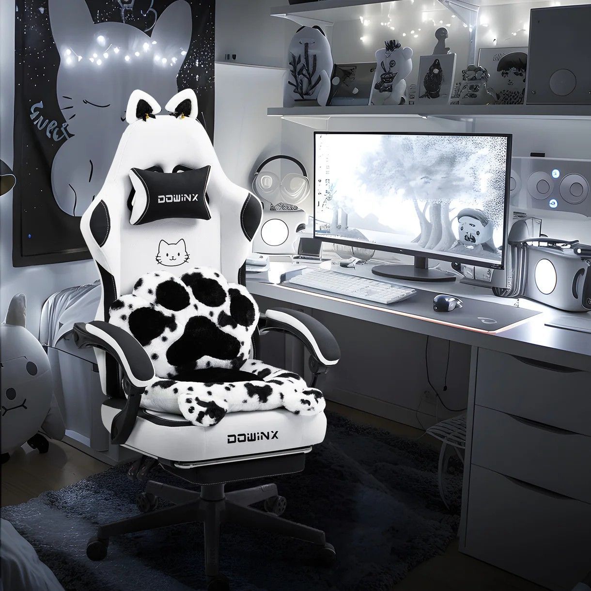 猫麦とろろ 甘城なつき ラバーマット NILZZ racing スーパーgt