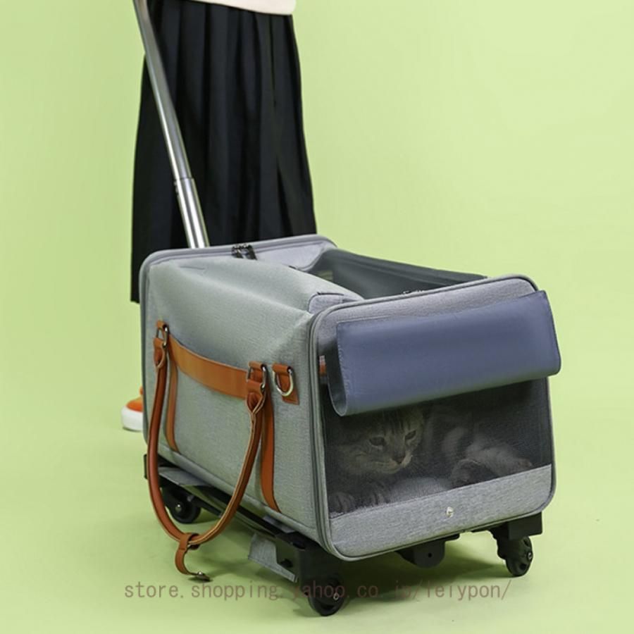 ペットキャリー 小型犬 猫 犬 うさぎ キャリーバッグ キャスター