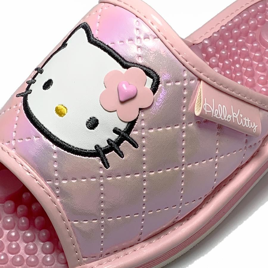 再入荷】ハローキティ キルト日本製健康サンダル レディス