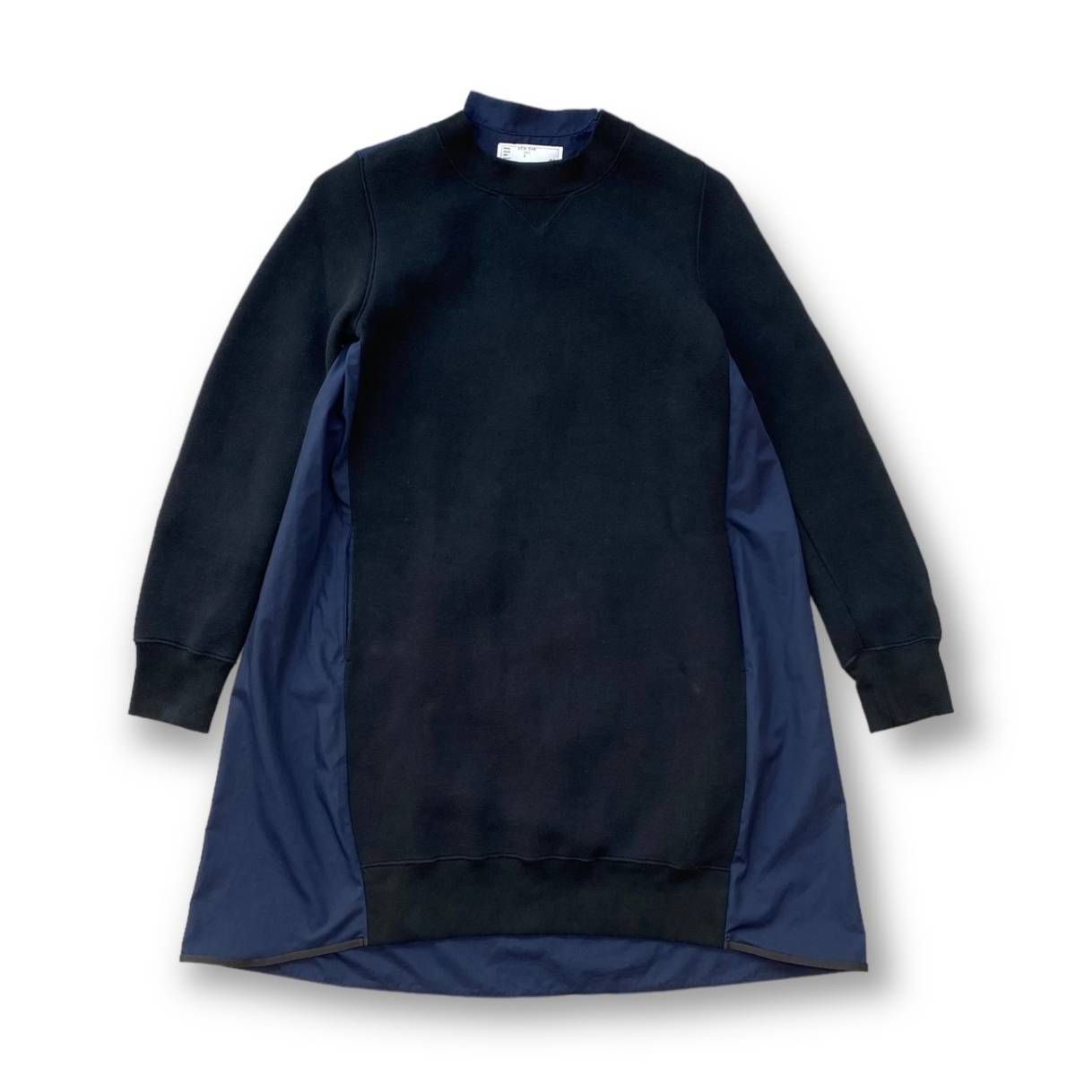 【関税・送料込み】Sacai＊スポンジスウェットドレス ワンピース sacai サカイ Pre Sponge Sweat X Ma-1 Dress デザインドレス