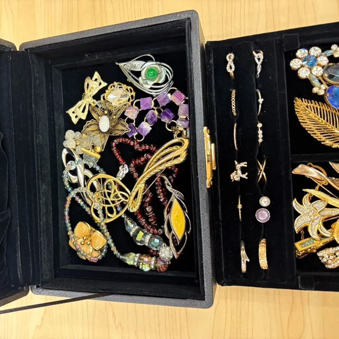 1 遺品整理　金　まとめ　ヴィンテージ　アクセサリー　指輪　ネックレス　断捨離 ◎ 遺品整理 金 まとめ アクセサリー 指輪 ネックレス