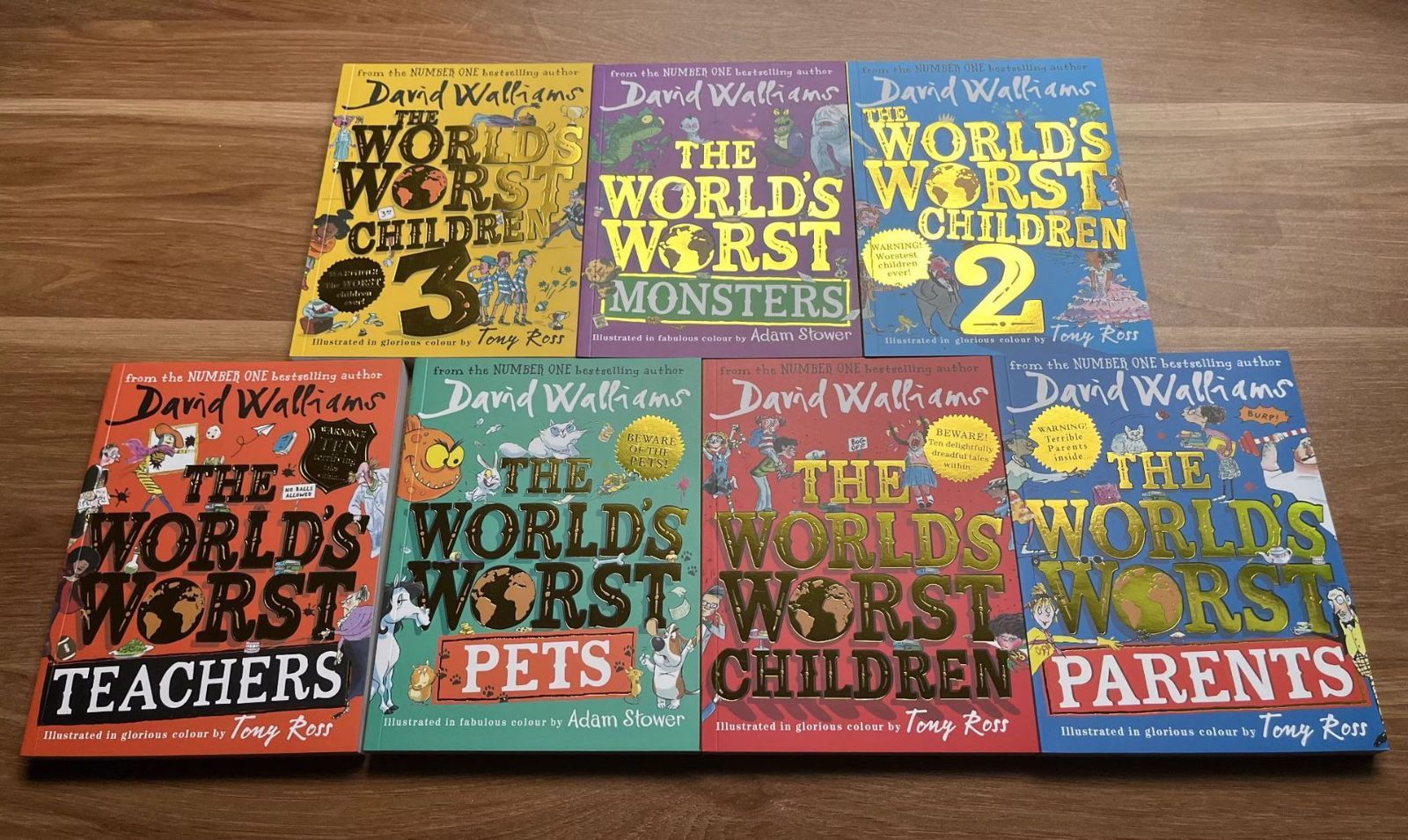 The World's Worst Children 7冊 英語絵本 洋書 The World´s Worst Children by David Walliams 7冊セット 英語