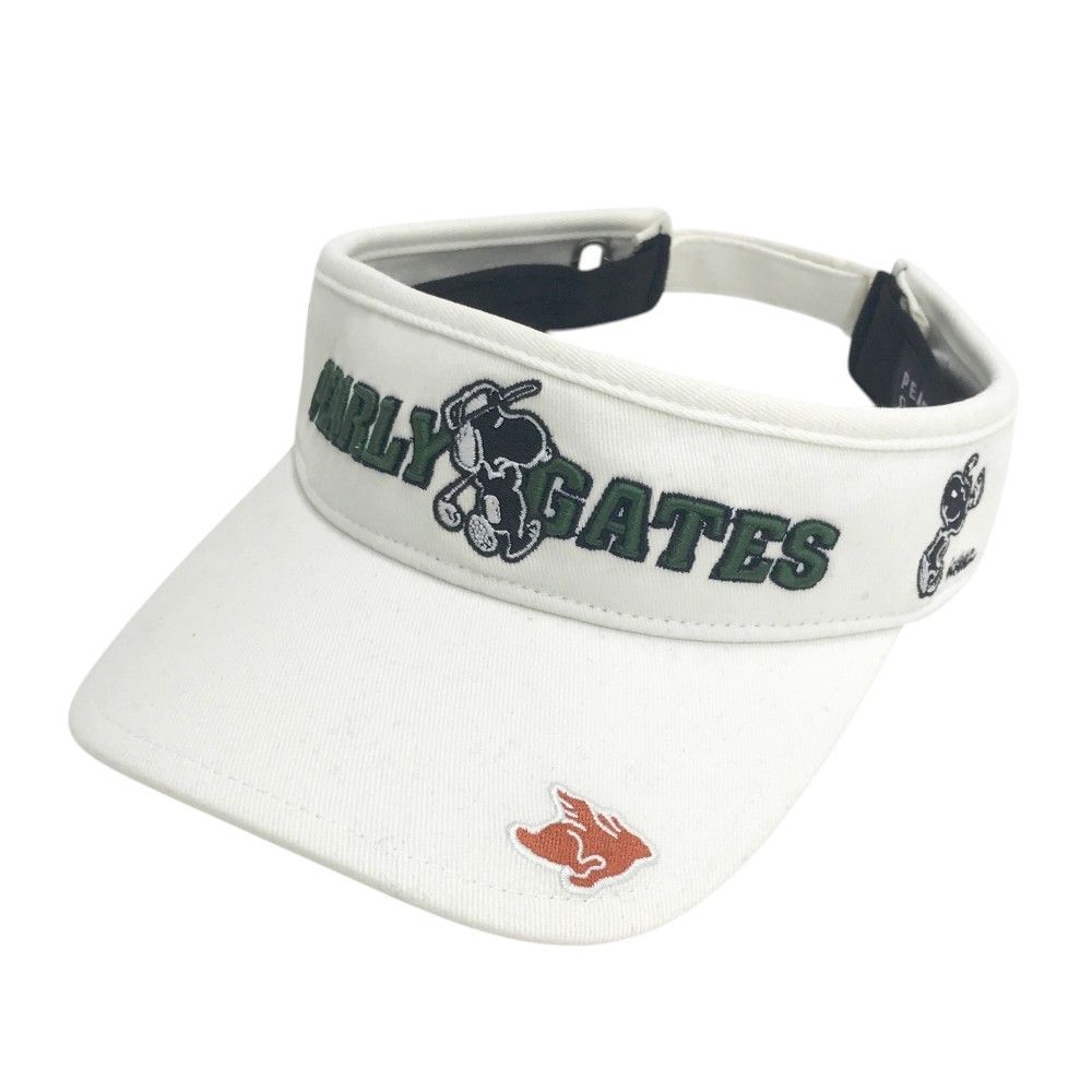 パーリーゲイツ　サンバイザー　スヌーピー 楽天市場】パーリーゲイツ PEARLY GATES SNOOPY ツイルサン