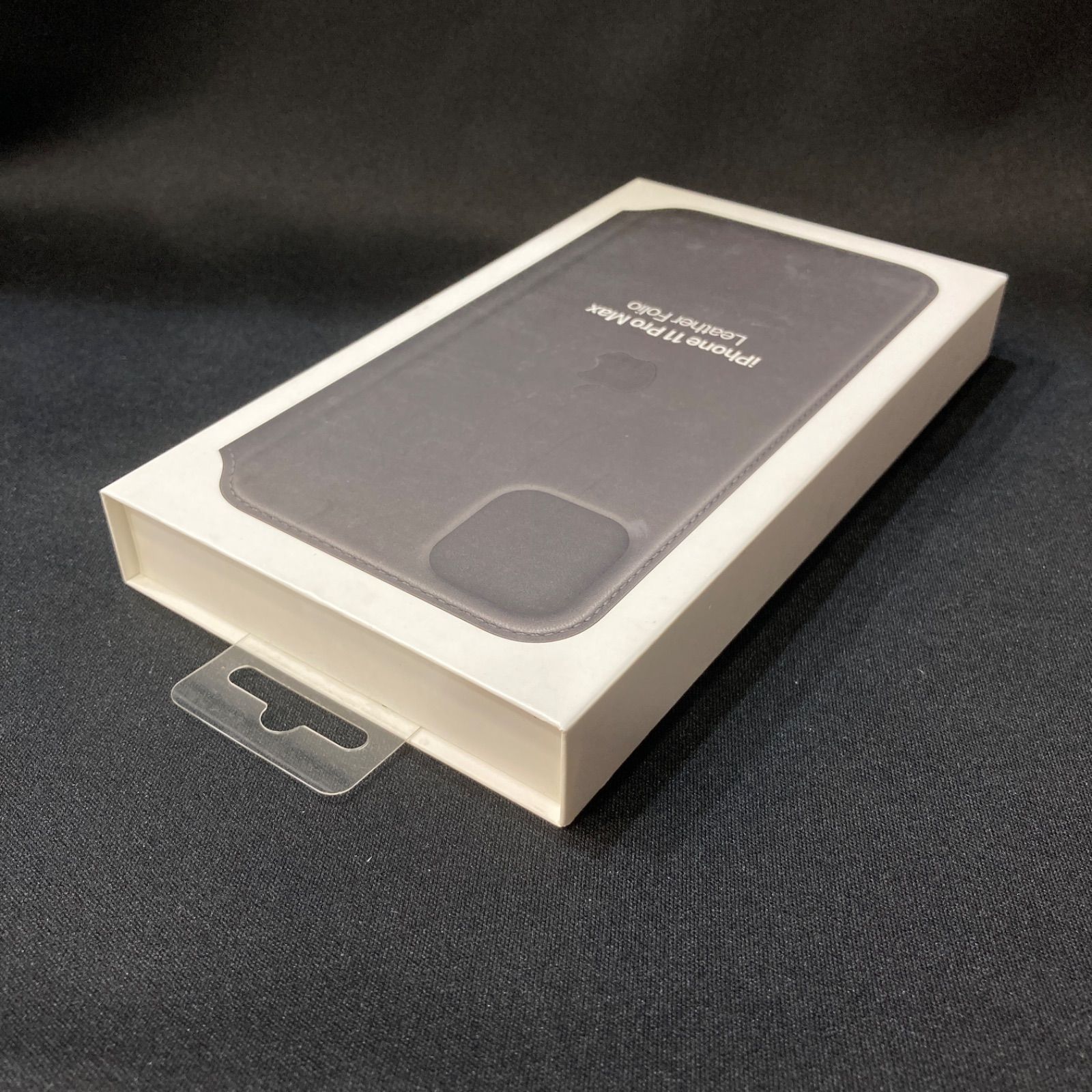 iPhone 11Pro レザーフォリオ 黒 純正 純正】iPhone 11 Pro レザー