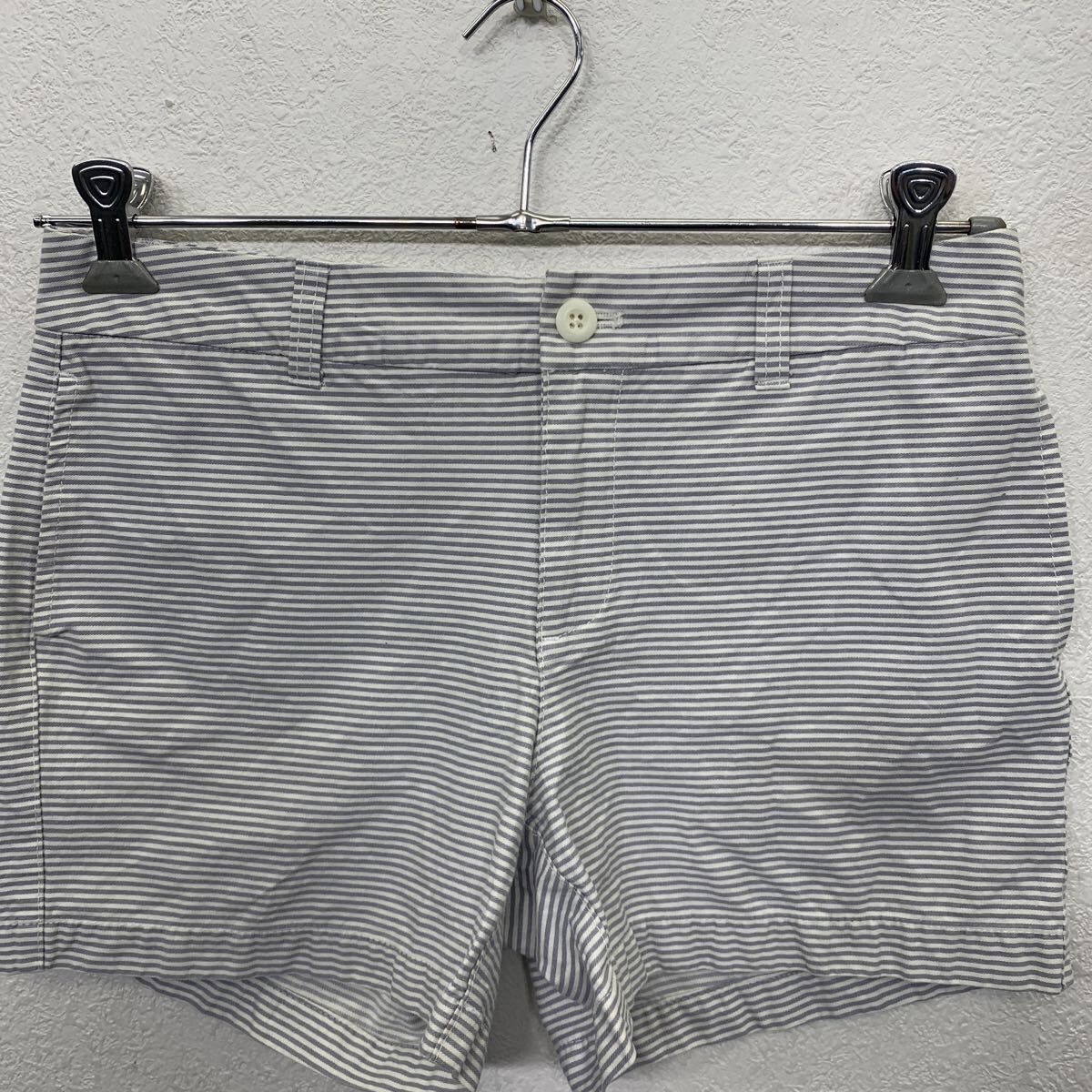 KHAKIS ショートパンツ 4 ホワイト グレー ジップアップ アイ