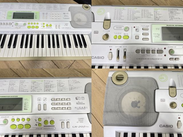 CASIO LK-202TV 淡い 電子ピアノ / 電子キーボード