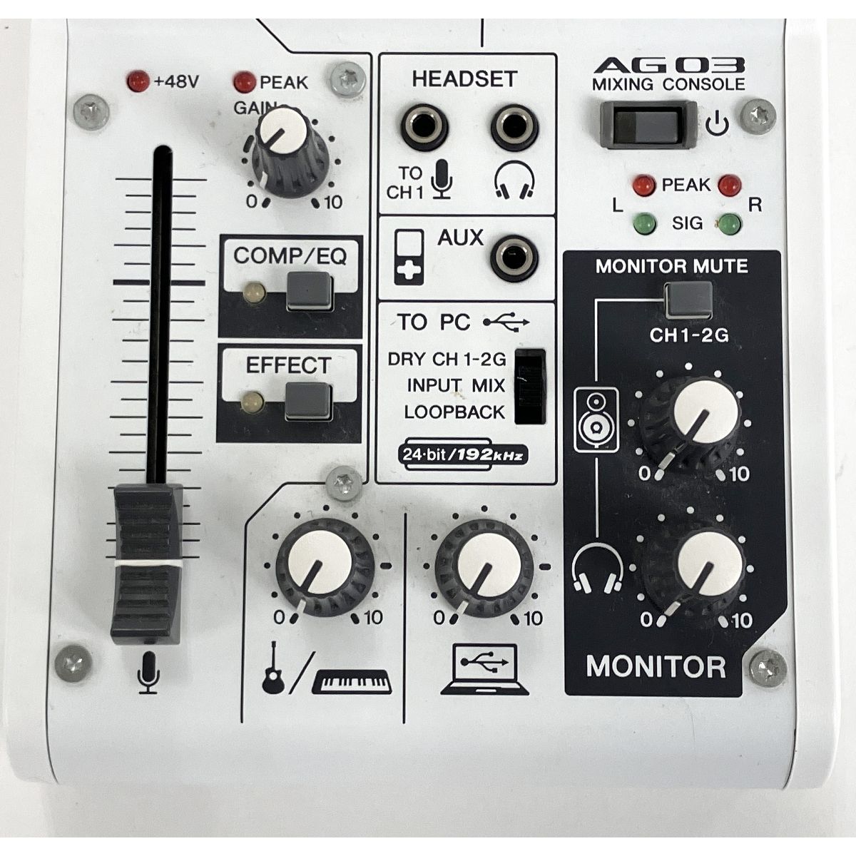 YAMAHA ヤマハ AG03 オーディオインターフェース 2019年製 中古 YAMAHA ヤマハ AG03 オーディオインターフェース 2019年製 中古