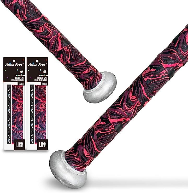 Alien Pros 野球用バットグリップテープ バットテープ 保護( 2-Pack Fire，  2-Pack)