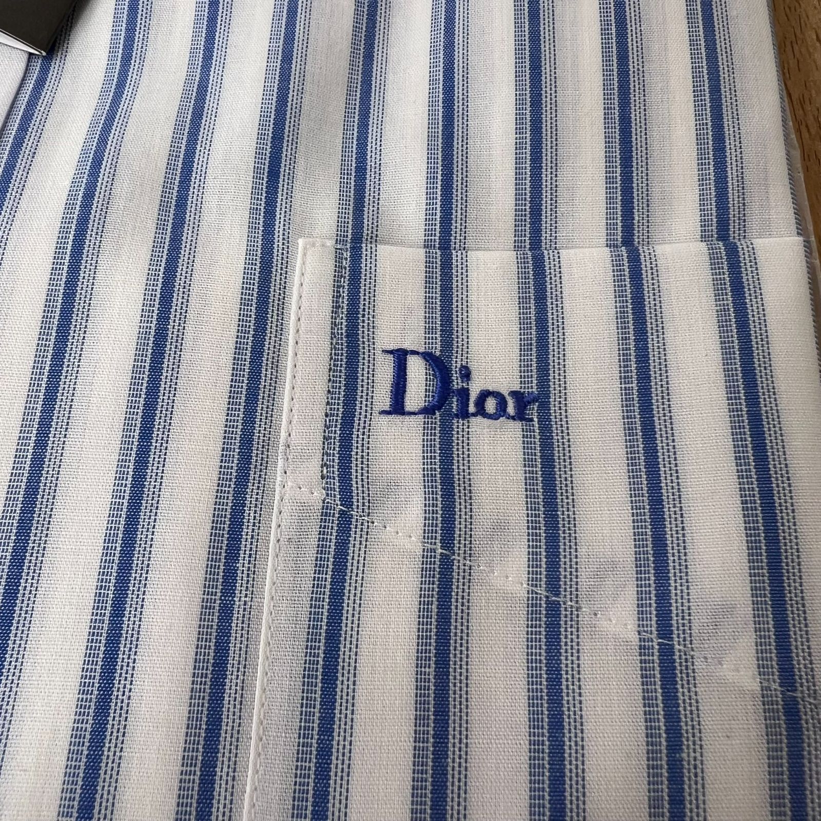 未使用品】Christian Dior MONSIEUR ストライプシャツ メンズ 春 未使用品】Christian Dior MONSIEUR ストライプシャツ メンズ 春