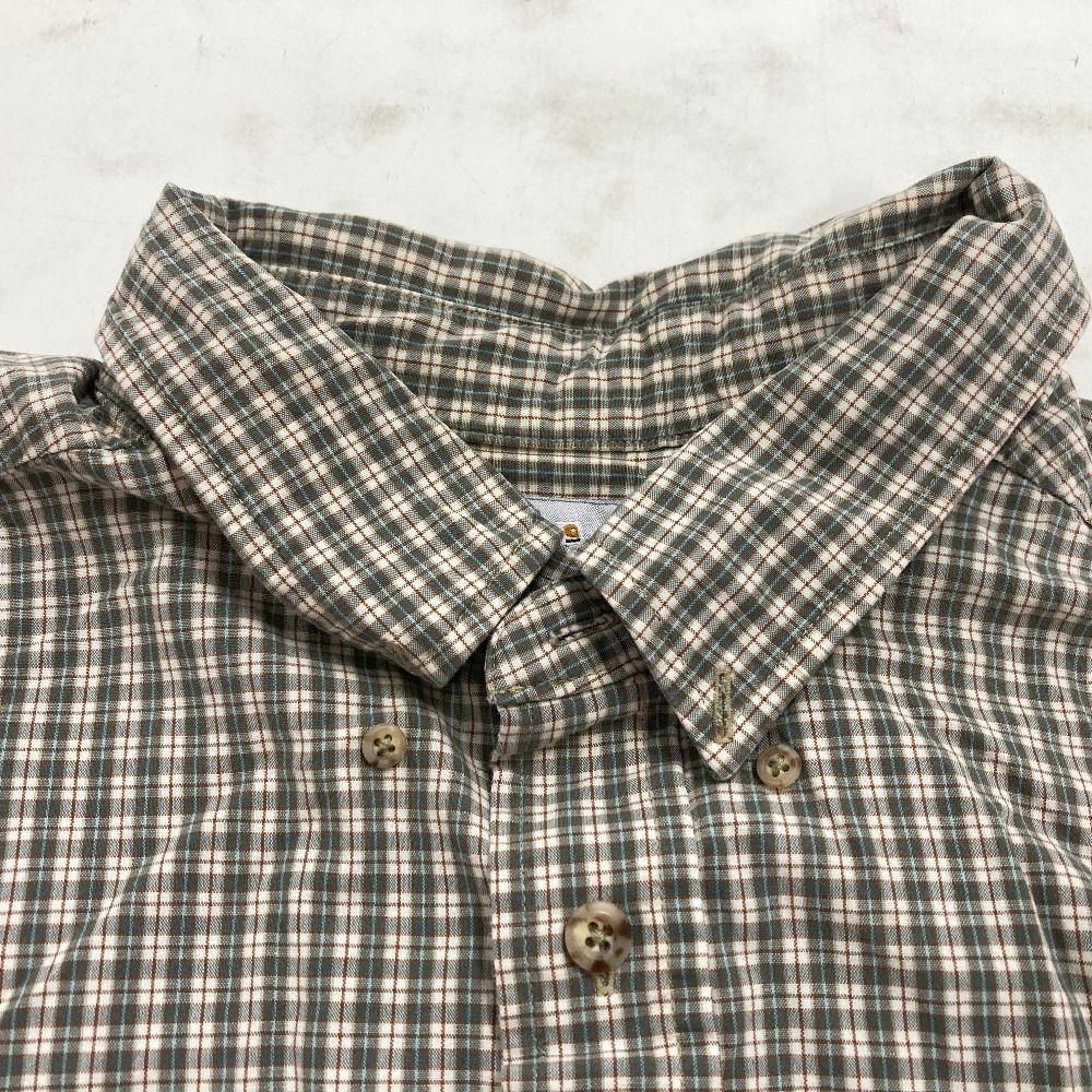 02w18441 カーハート Carhartt チェック柄半袖シャツ グリーン