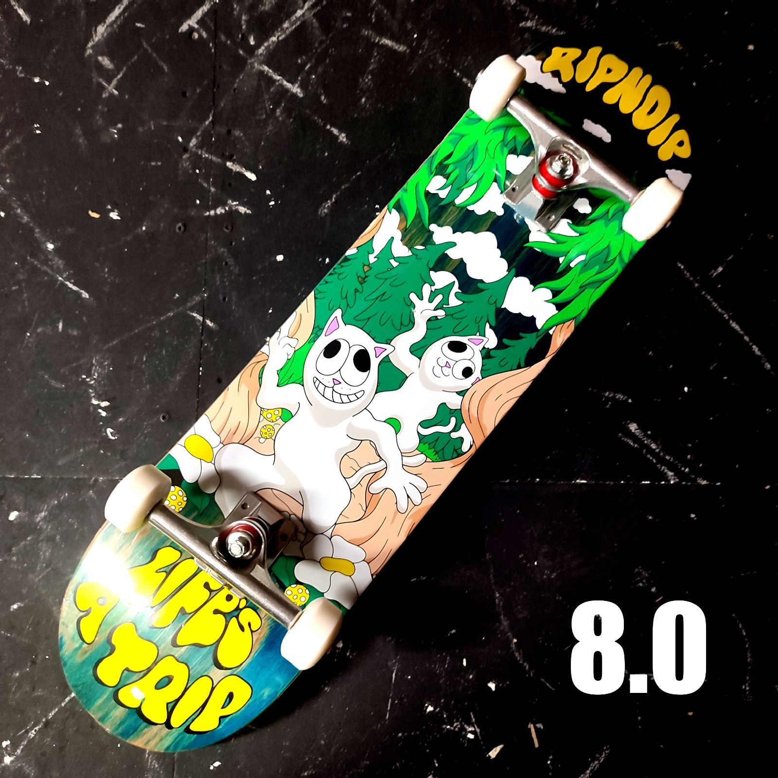 8.0inch RIPNDIP(リップンディップ) コンプリートスケートボード