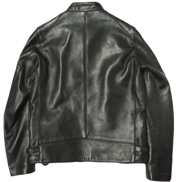 Scye サイ GTモンザ型 スペインラムレザーダブルフロントバイカージャケット 1216-63051 38 BLACK 革ジャン 定価275 000円 ダブルライダース アウター g22315
