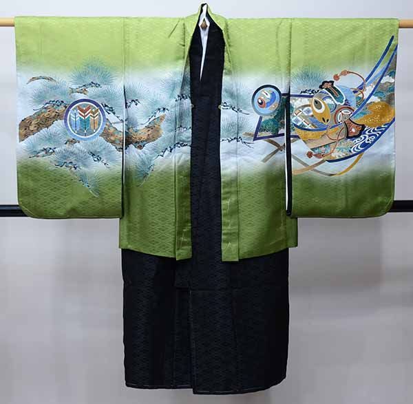 Dry Bones 刺繍入りジャンパー 36 黒地に黒の刺繍