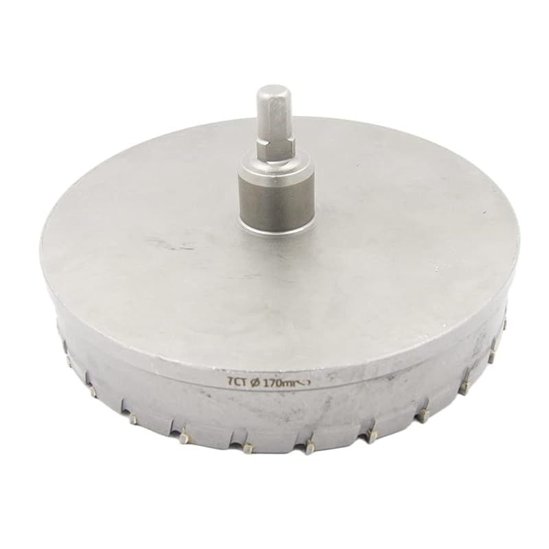 超硬 ホールソー ホールカッター ステンレス 鉄 金属 穴あけ タングステン合金チップ 切削直径 170 mm LLC-HASEGAWATOSO_COM