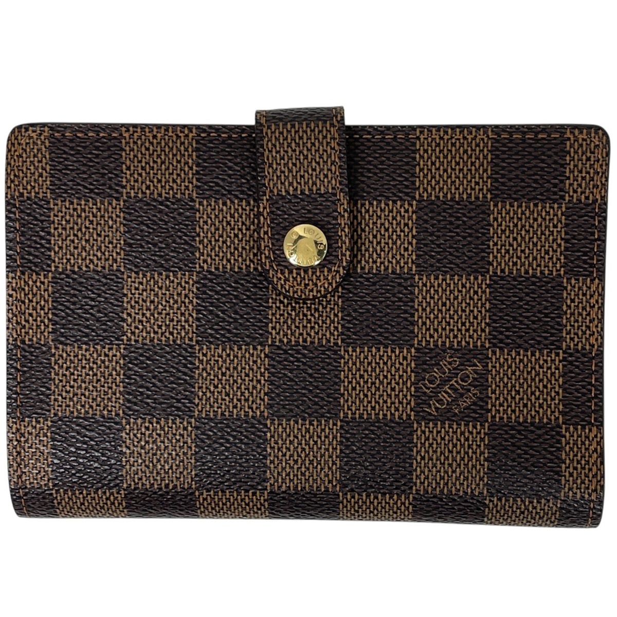 ルイ ヴィトン Louis Vuitton ポルト フォイユ ヴィエノワ 札入れ 小銭入れ 二つ折り財布 ダミエ ブラウン N61674 レディース