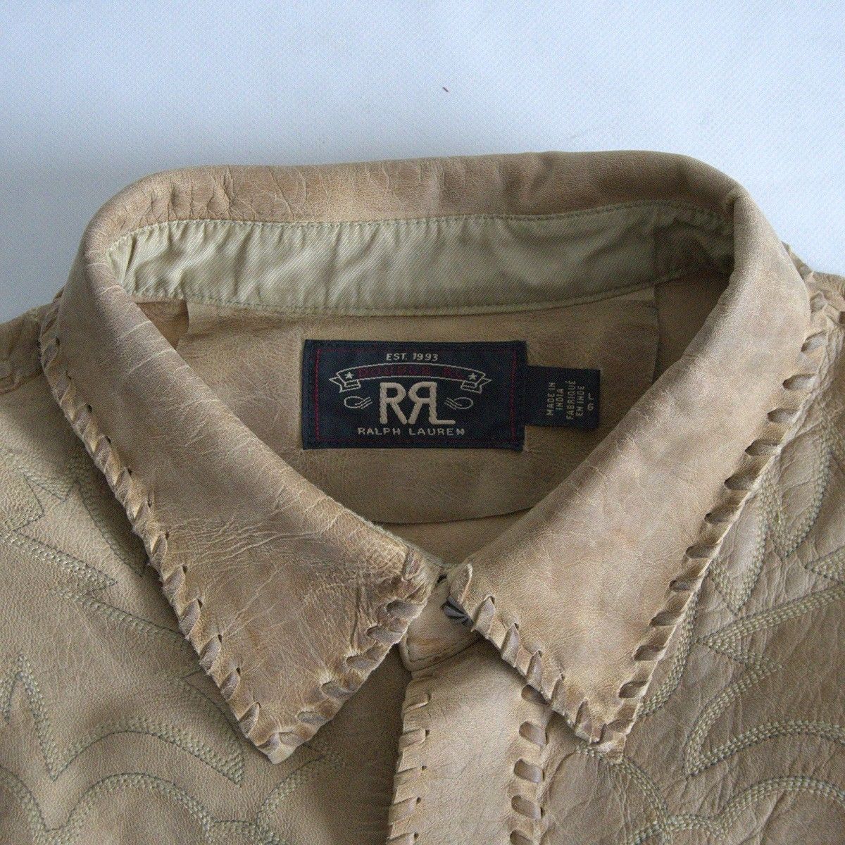 f*n様 RRLダブルアールエル ブラウン スエード ウエスタンシャツ Mサイズ 三越伊勢丹 | DOUBLE RL RALPH LAUREN/ダブル アール エル